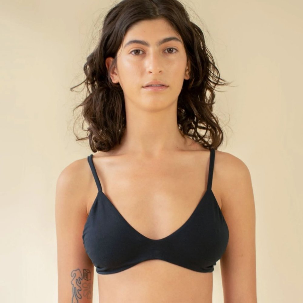 Hara The Label - Stella Low Cut Bra - Medium - Charcoal